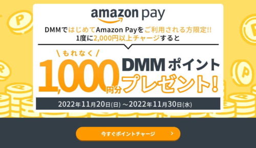 Amazon pay,DMMポイント,