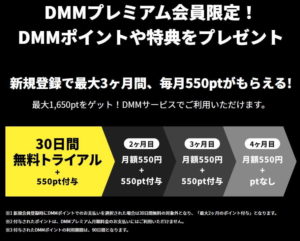 DMM TV,DMM動画,キャンペーン,DMM動画プレミアム,新規登録